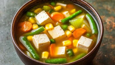 Bikin Hangat dan Sehat Resep Sahur Sup Jagung Tahu dengan Wortel dan Kacang Panjang