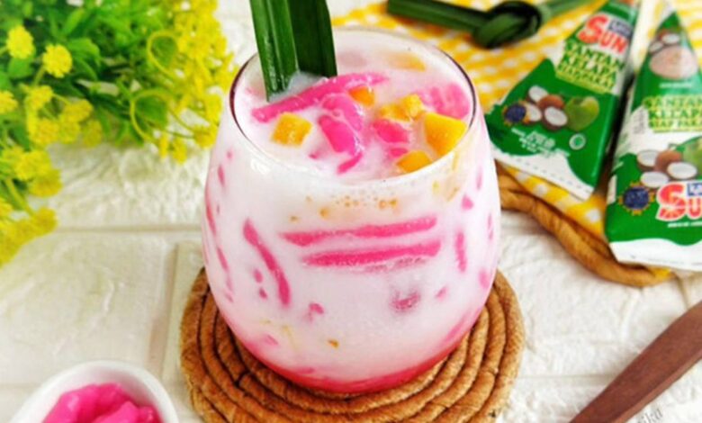 Es Cendol Nutrijel Minuman Lebaran Kekinian yang Bikin Adem Suasana Ini Resep dan Cara Membuatnya