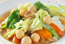 Praktis Lezat dan Sehat Resep Capcay Kuah Isi Bakso dan Sayuran Pilihan Menu Sahur yang Ideal untuk Keluarga