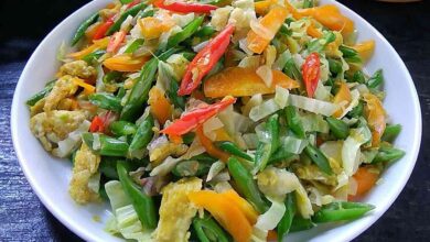 Rematik Reda Puasa Lega Resep Sahur Sehat Telur Orak-arik dengan Sayuran Hijau