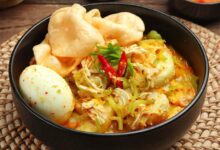 Resep Sahur Sehat dan Mengenyangkan Lontong Kari Ayam Rendah Lemak
