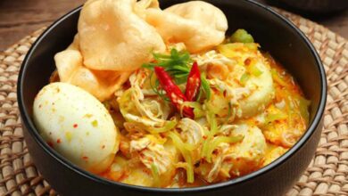 Resep Sahur Sehat dan Mengenyangkan Lontong Kari Ayam Rendah Lemak