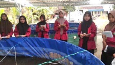 Santri Ponpes Al-Ittihad Cepu Belajar Budidaya Ikan Tematik