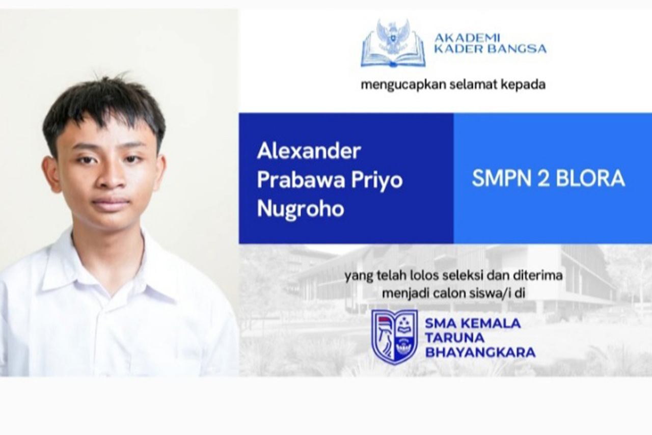 MEMBANGGAKAN! Siswa Ini Satu-satunya dari Blora yang Tembus SMA Kemala Taruna Bhayangkara 2026 2