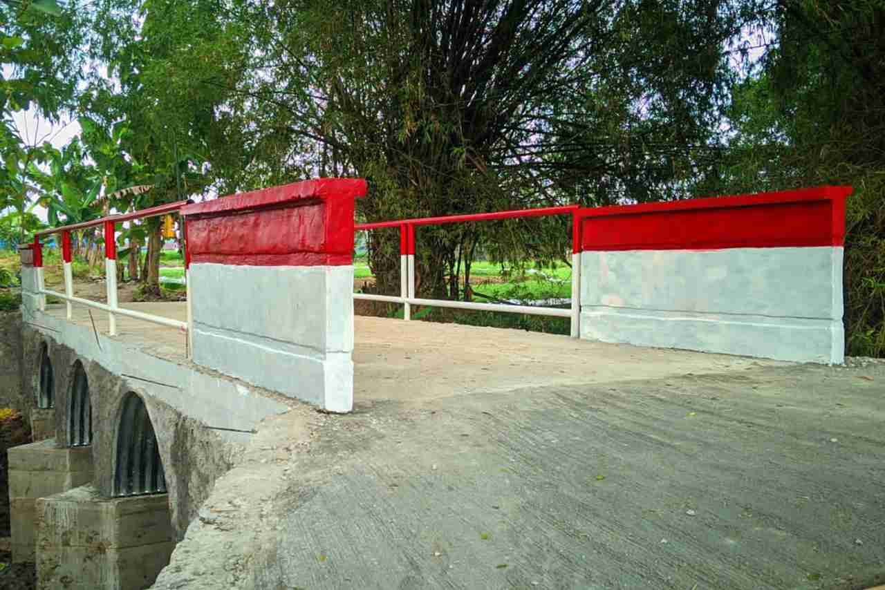 Akses Lebih Mudah dan Aman Jembatan Garuda Desa Kapuan Cepu Rampung 100 Persen