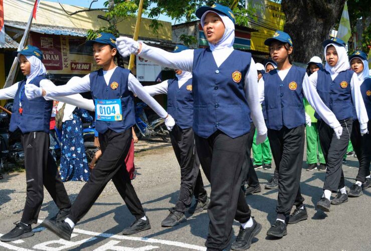 Gerak Jalan HUT RI 81 Tingkat SD dan SMP di Cepu Siap Digelar Ini Jadwal dan Rutenya