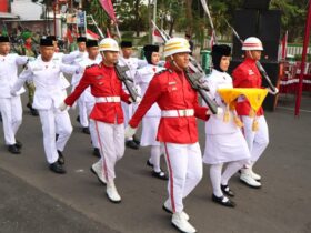 Paskibraka Blora Tampil Lancar di HUT ke-81 RI