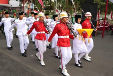 Paskibraka Blora Tampil Lancar di HUT ke-81 RI