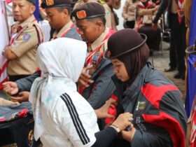 Wakil Bupati Blora Lepas Kontingen Pramuka Penggalang Menuju Jamnas XII Cibubur