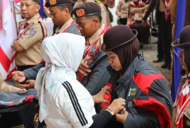 Wakil Bupati Blora Lepas Kontingen Pramuka Penggalang Menuju Jamnas XII Cibubur
