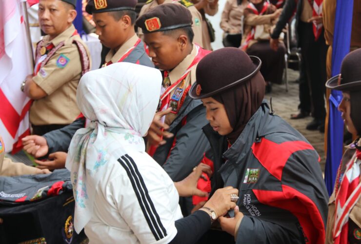 Wakil Bupati Blora Lepas Kontingen Pramuka Penggalang Menuju Jamnas XII Cibubur