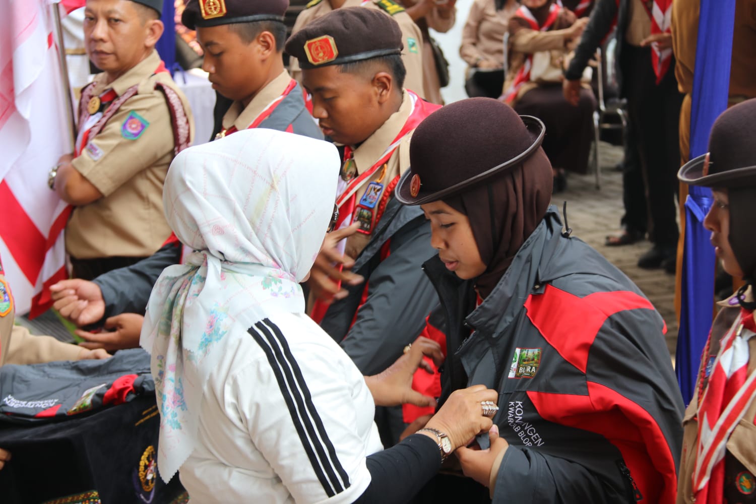 Wakil Bupati Blora Lepas Kontingen Pramuka Penggalang Menuju Jamnas XII Cibubur