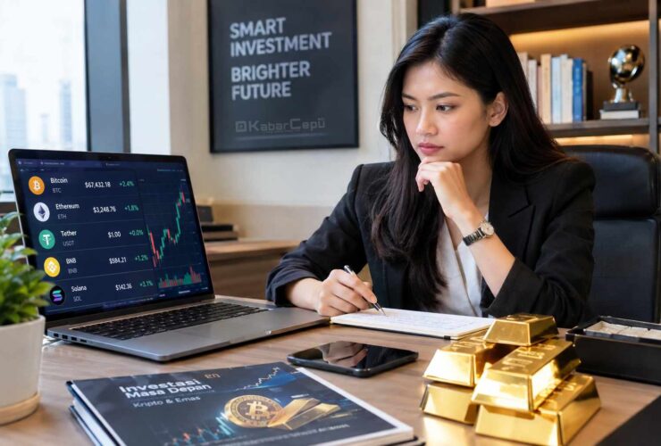Investasi Crypto atau Emas Mana Pilihan Terbaik Bagi Usia 25-35 Tahun