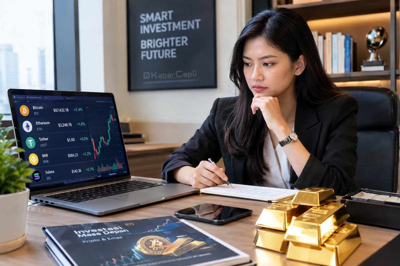 Investasi Crypto atau Emas Mana Pilihan Terbaik Bagi Usia 25-35 Tahun