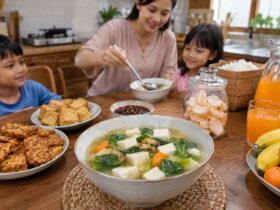 Menghangatkan Tubuh dengan Semangkuk Kelezatan Resep Sup Tahu Jepang dan Pakcoy yang Sehat dan Elegan