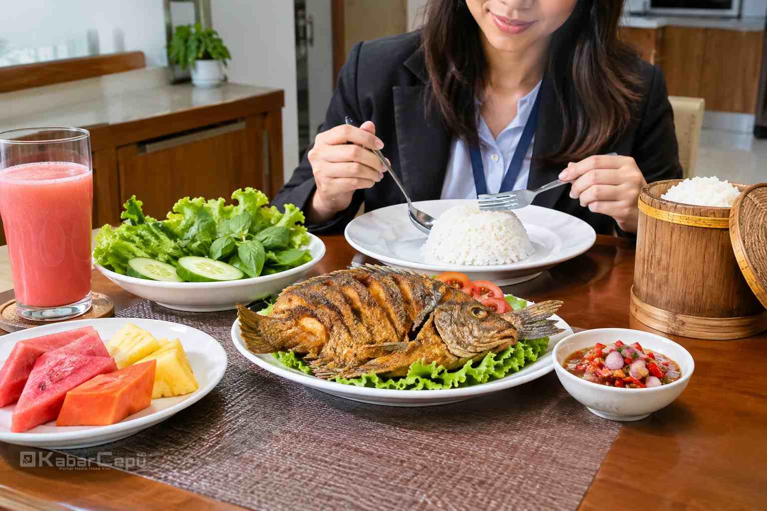 Resep Ikan Nila Goreng Krispi dengan Sambal Matah Gurih Renyah dan Pedas Segar yang Menggugah Selera