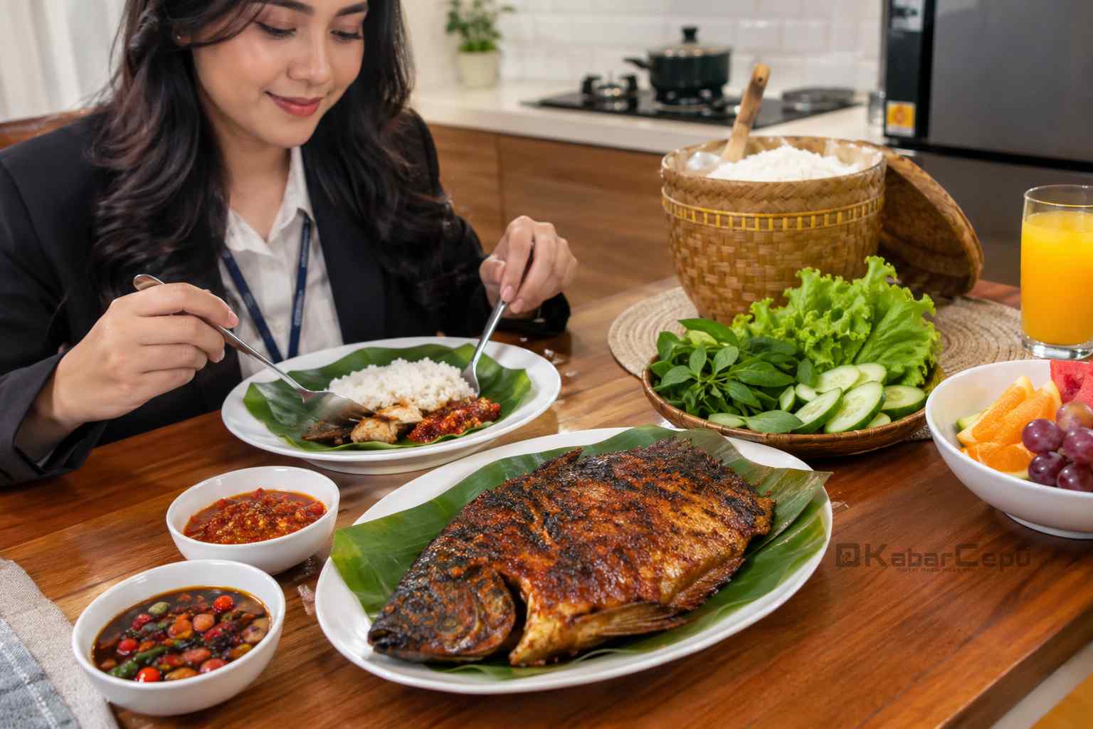 Sajian Menu Spesial Ala Resto di Rumah Resep Nila Bakar Madu Pedas Manis