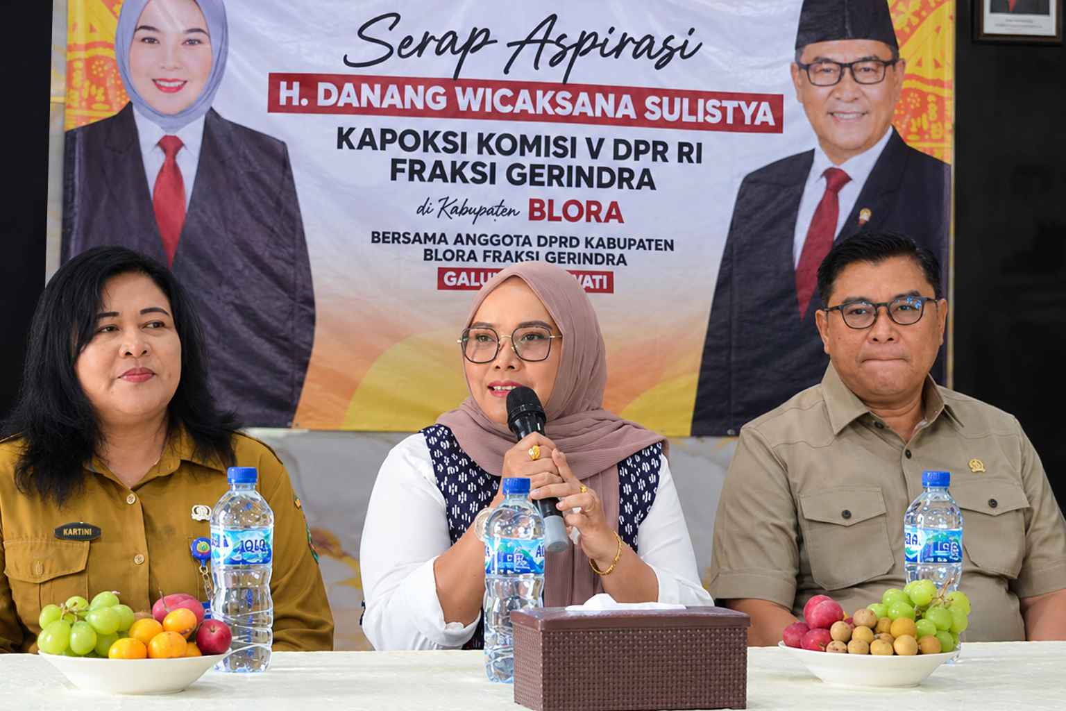 Bedah Rumah dan Lapangan Olahraga Jadi Aspirasi Warga Cepu Galuh Saraswati Titip Pesan ke Mas Danang 2