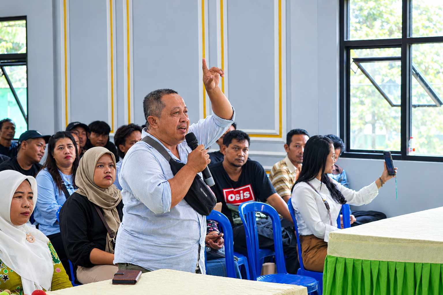Hadir di Karangboyo Cepu Mas Danang Digempur Uneg-Uneg Warga